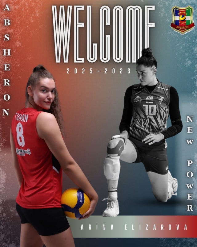 Rusiya əsilli voleybolçu Arina Elizarova Abşeronda!